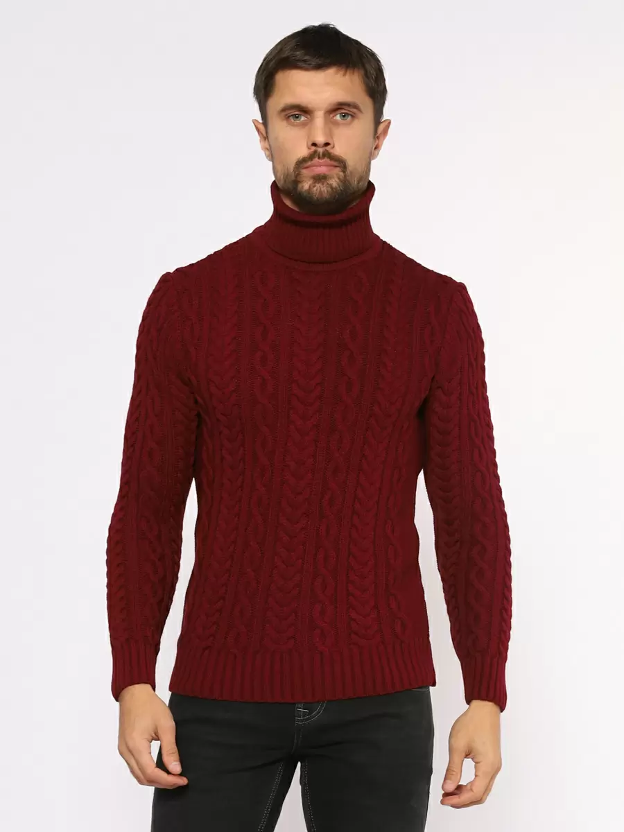 

Свитер мужской A passion play 222TR(VI-0016) бордовый M, 222TR(VI-0016)