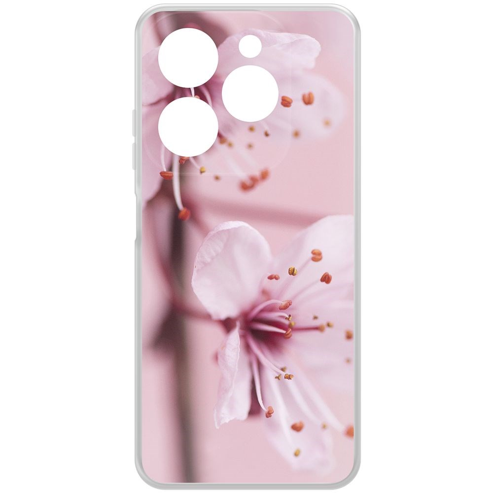 

Чехол-накладка Krutoff Clear Case Весна для Infinix Hot 40i, Прозрачный