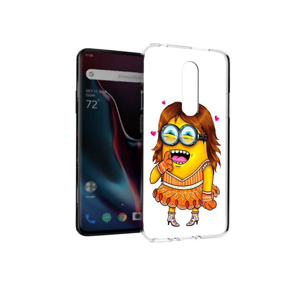 

Чехол MyPads Tocco для OnePlus 7 Pro Миньон девочка (PT139735.130.116), Прозрачный, Tocco