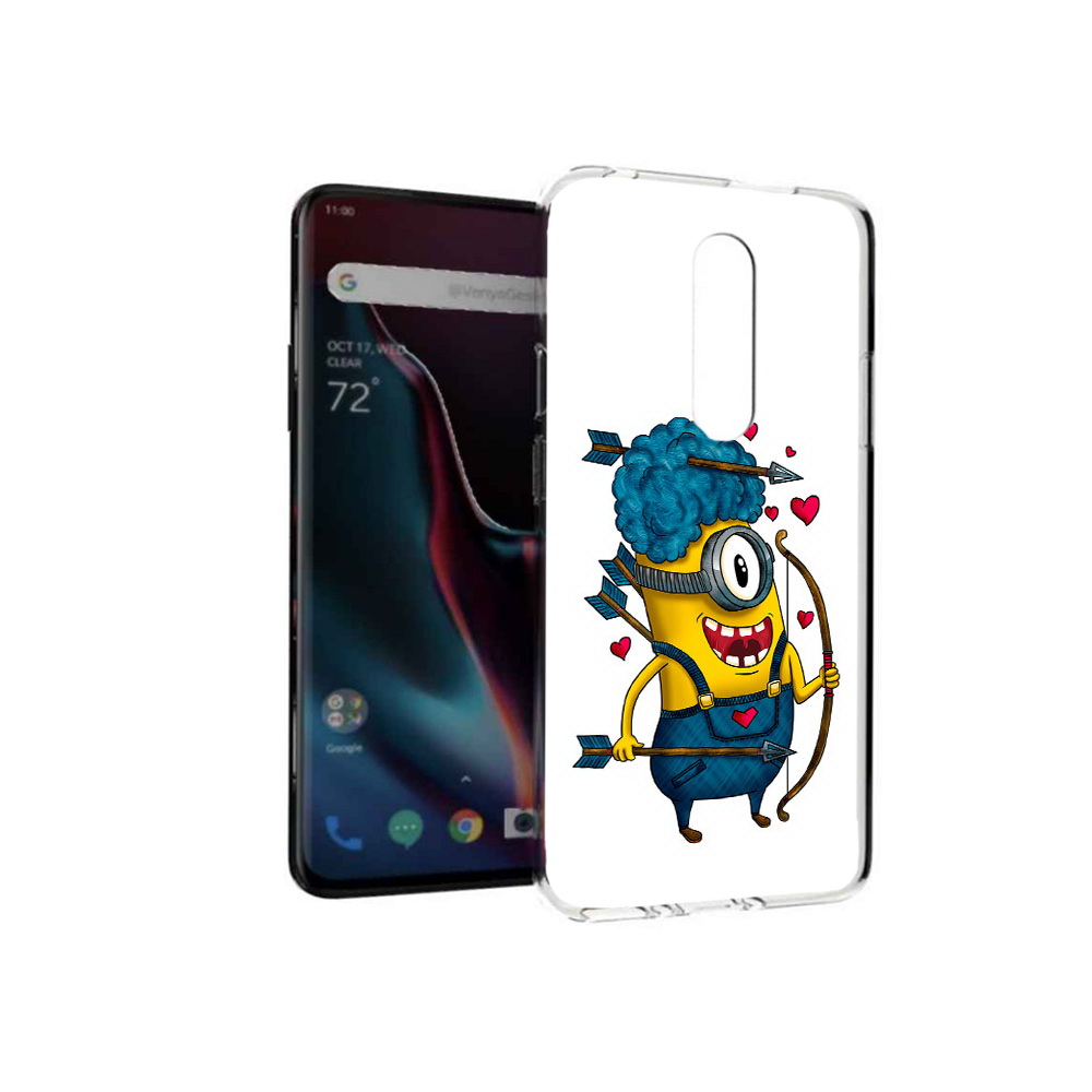 

Чехол MyPads Tocco для OnePlus 7 Pro Миньон купидон (PT139735.130.117), Прозрачный, Tocco