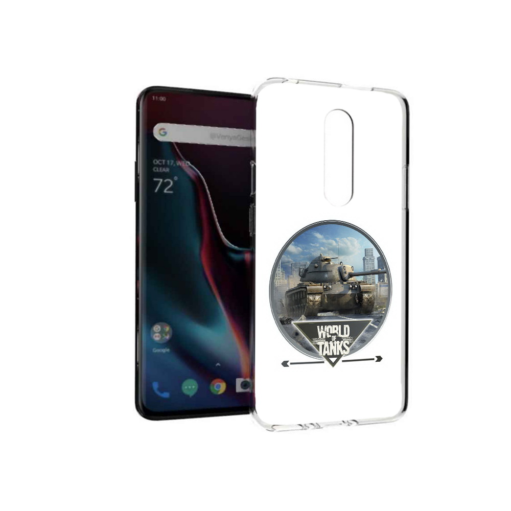 

Чехол MyPads Tocco для OnePlus 7 Pro Мир танков (PT139735.130.119), Прозрачный, Tocco