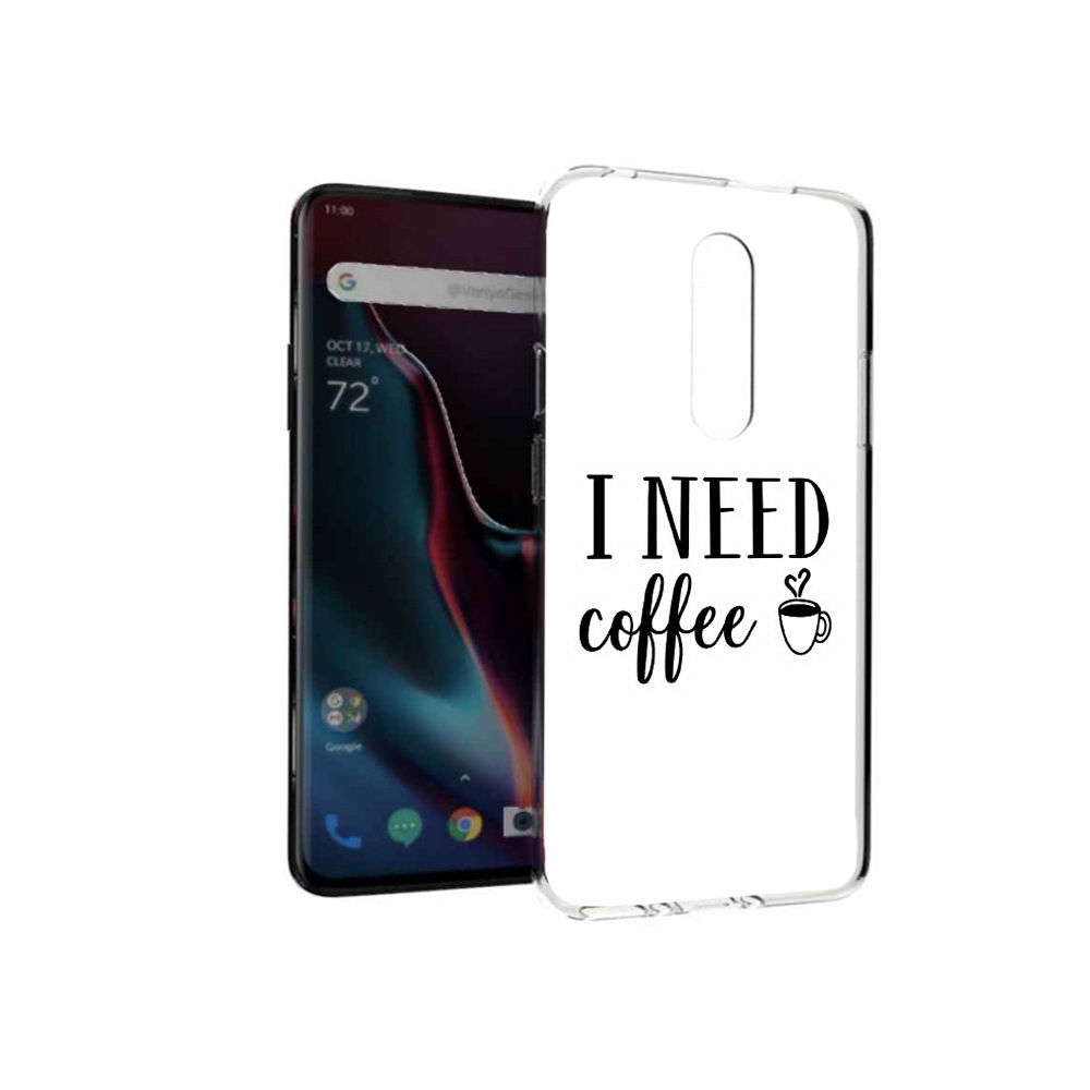 

Чехол MyPads Tocco для OnePlus 7 Pro Мне нужен кофе (PT139735.130.121), Прозрачный, Tocco