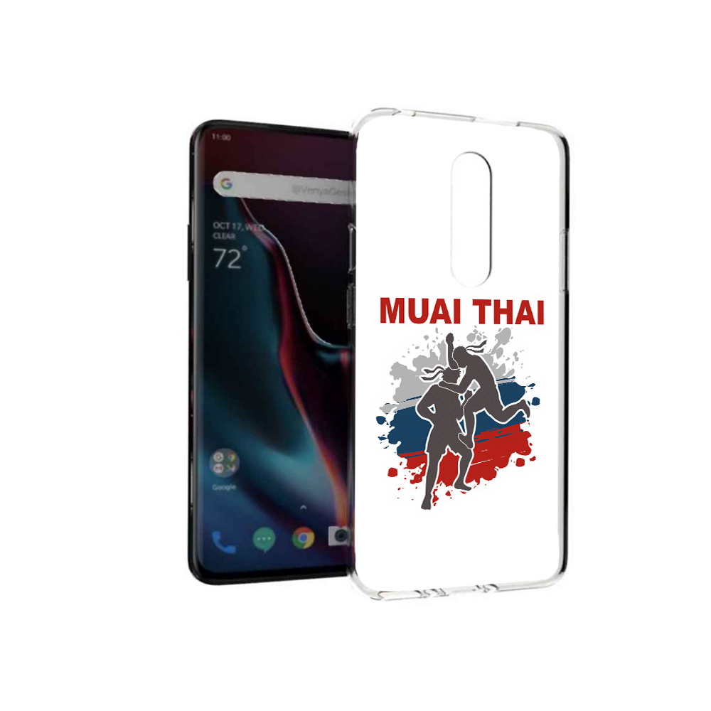 

Чехол MyPads Tocco для OnePlus 7 Pro Муайтай (PT139735.130.123), Прозрачный, Tocco