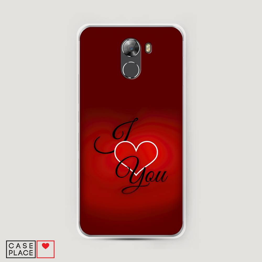 фото Силиконовый чехол "i love you 3" на wileyfox swift 2 awog