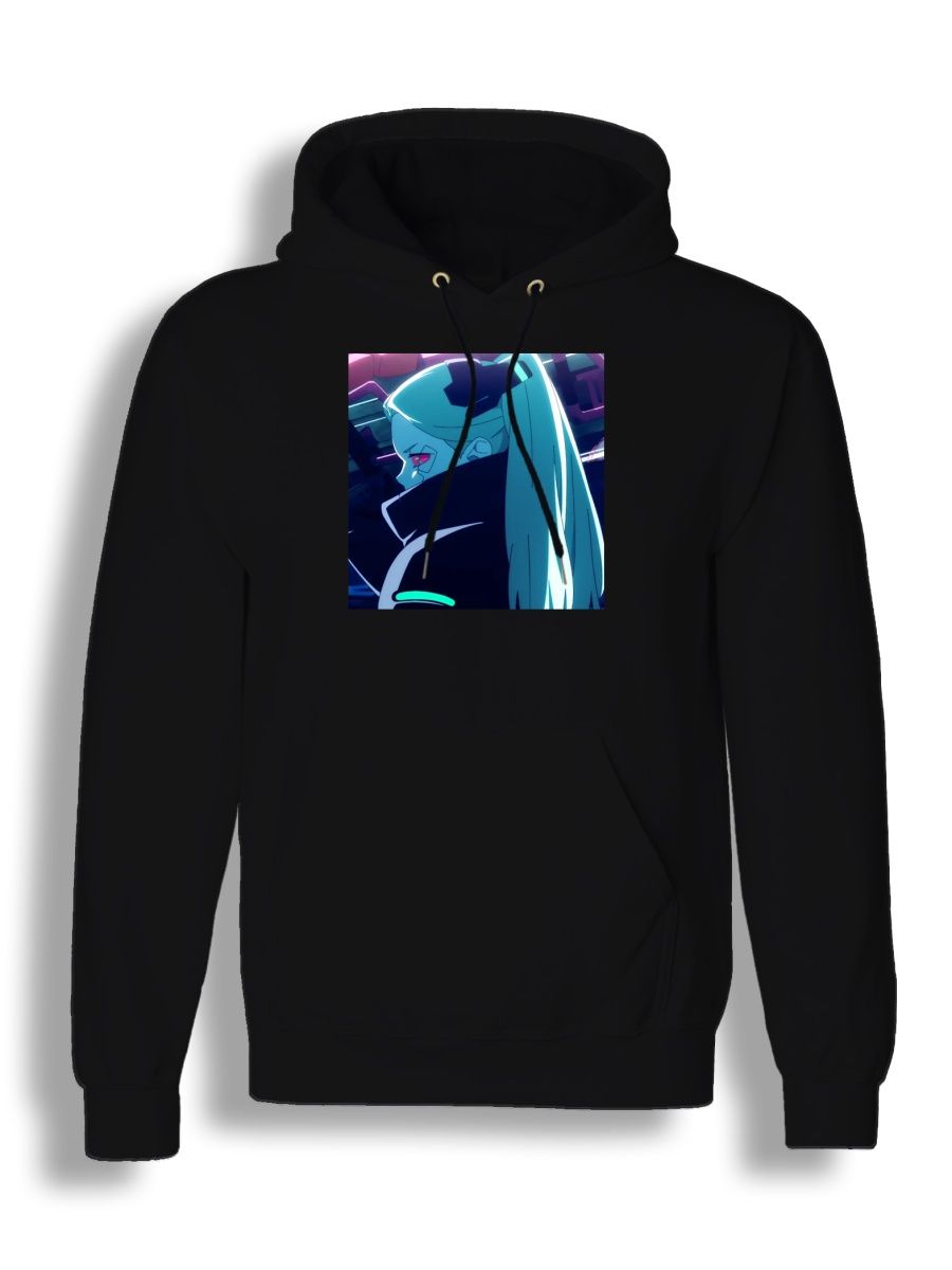 

Худи унисекс СувенирShop Аниме Киберпанк/Cyberpunk/Rebecca 5 черное 2XL, "Аниме Киберпанк/Cyberpunk/Rebecca" 5