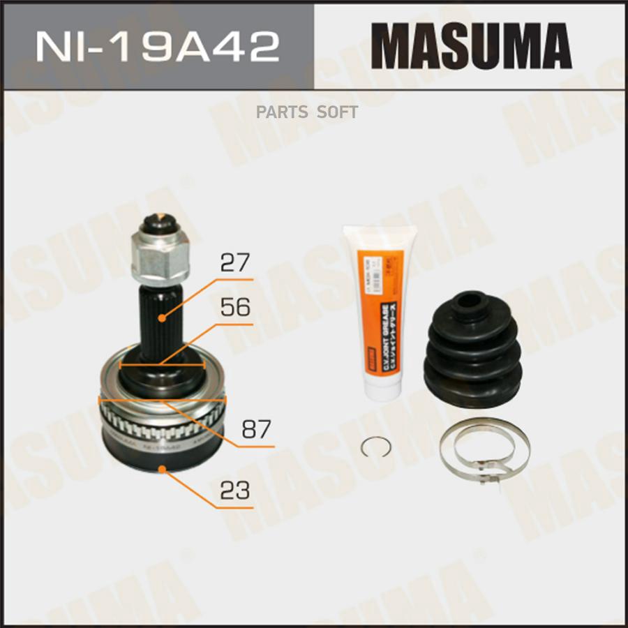 

ШРУС ШРУС 23X56X27X42 MASUMA NI-19A42