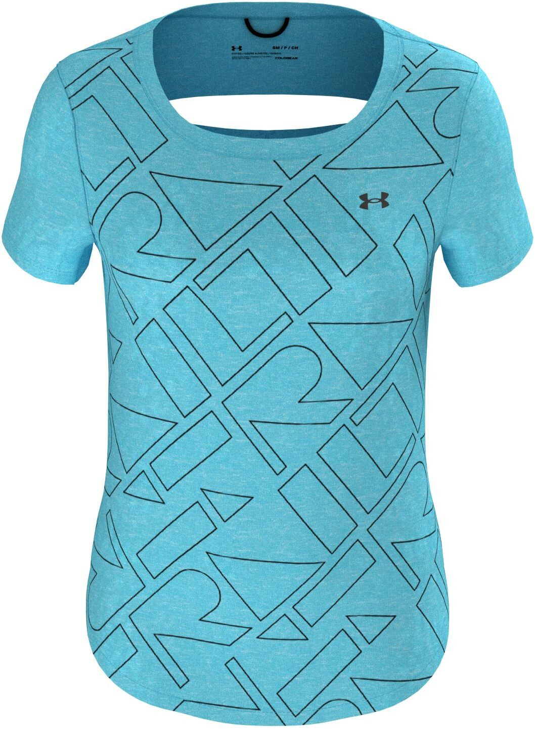 Футболка женская Under Armour 1369776 голубая XS