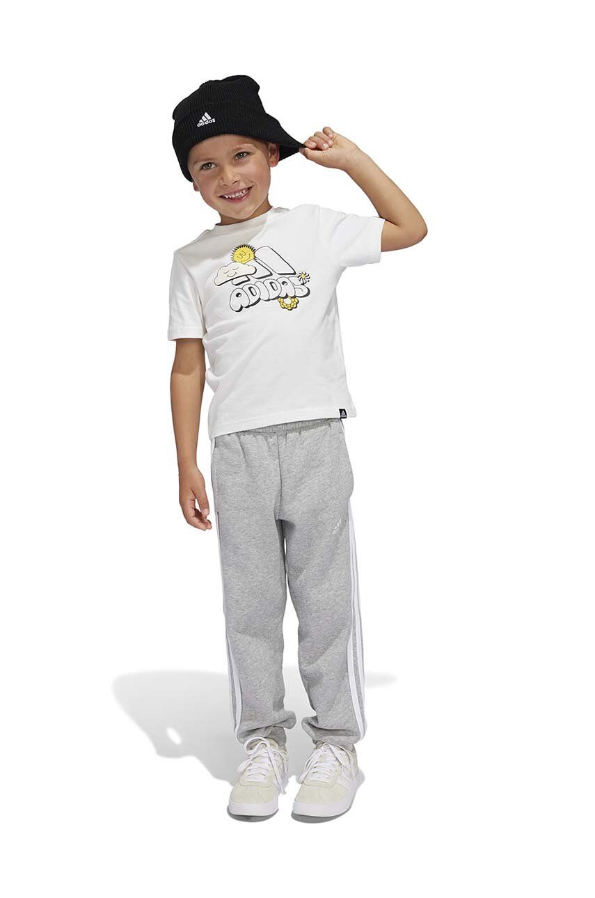 

Футболка Adidas для мальчиков, IZ0446, чёрная 001A, размер 128, Белый, Doodle Pack LK