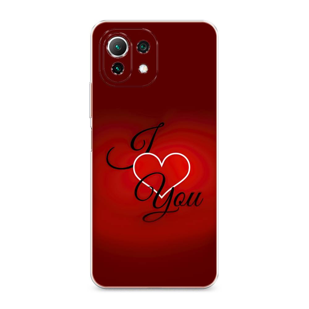 

Чехол Awog на Xiaomi Mi 11 Lite/5G NE "I love you 3", Разноцветный, 311750-6
