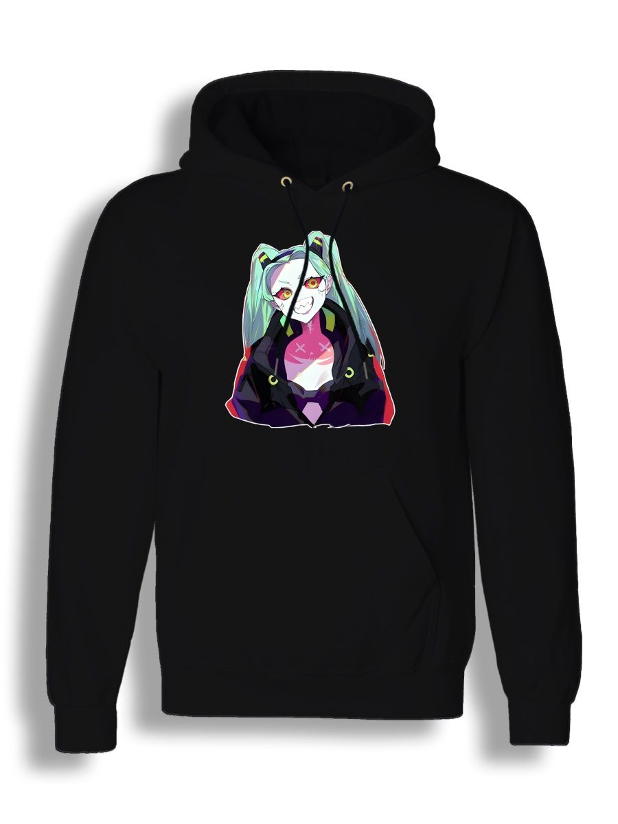 

Худи унисекс СувенирShop Аниме Киберпанк/Cyberpunk/Rebecca 6 черное 3XL, Черный, "Аниме Киберпанк/Cyberpunk/Rebecca" 6