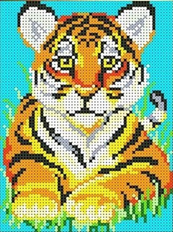 

Рисунок на ткани Каролинка Тигренок ТКБЖ5001