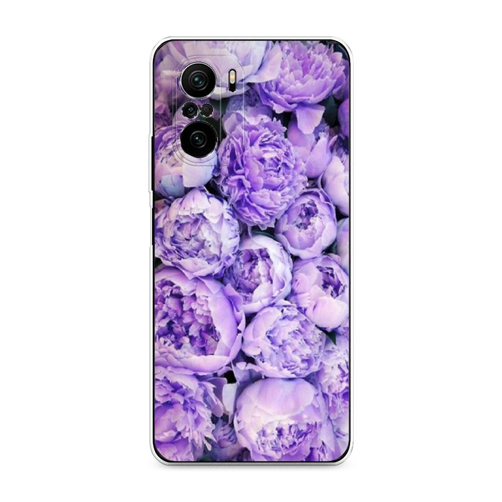 

Чехол Awog на Poco F3/Redmi K40/Mi 11i "Пионы сиреневые", Разноцветный, 312650-8