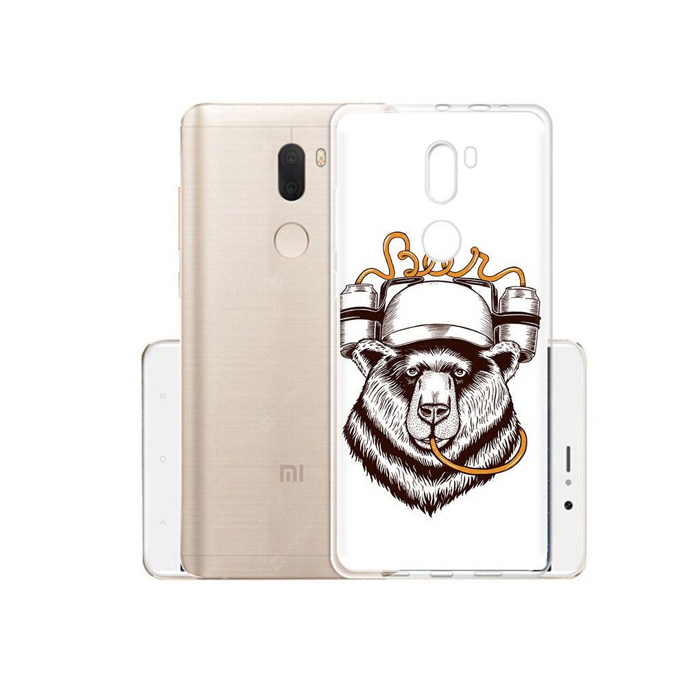 

Чехол MyPads Tocco для Xiaomi Mi 5S Plus пивной медведь (PT48165.334.538), Прозрачный, Tocco