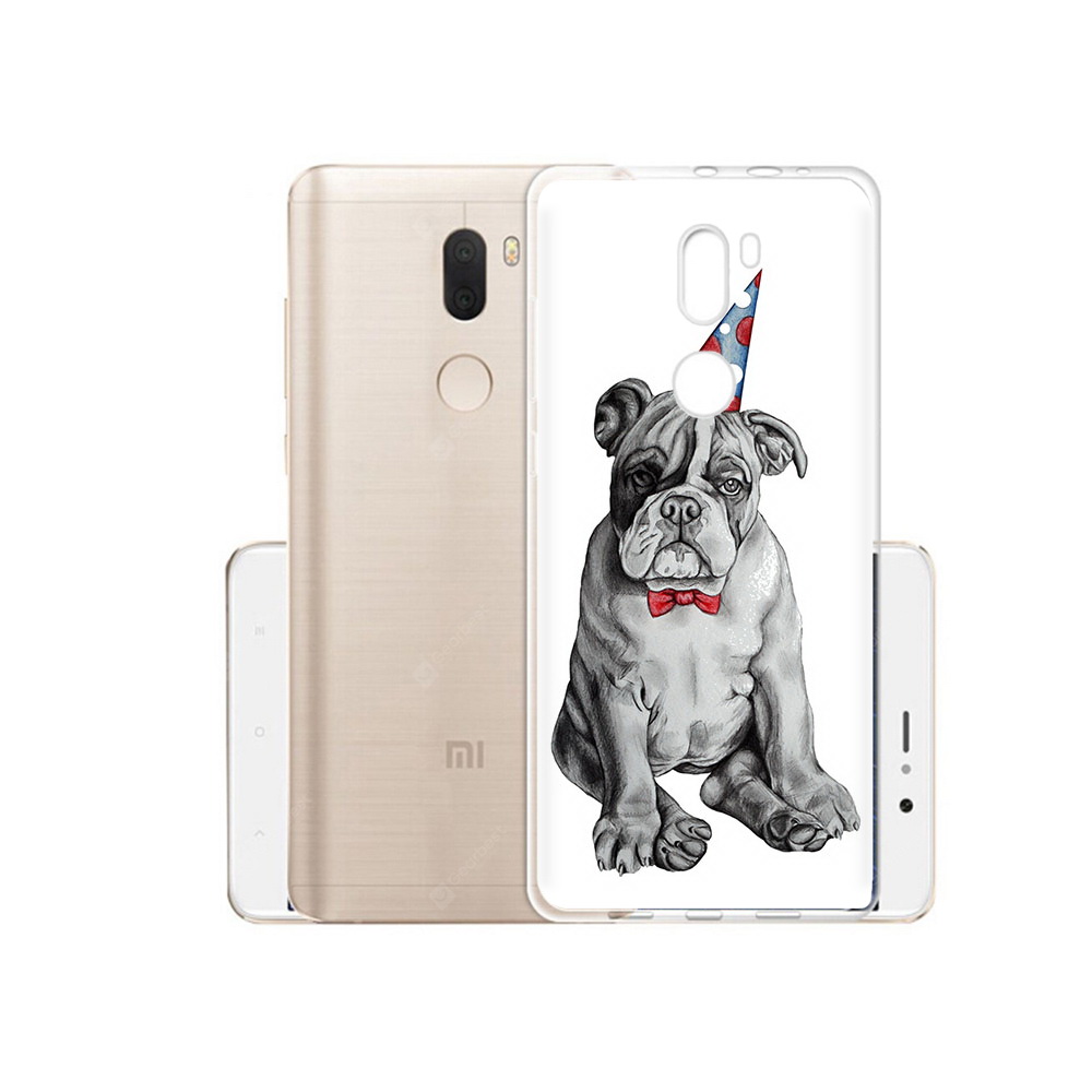 

Чехол MyPads Tocco для Xiaomi Mi 5S Plus праздничный щенок (PT48165.334.554), Прозрачный, Tocco