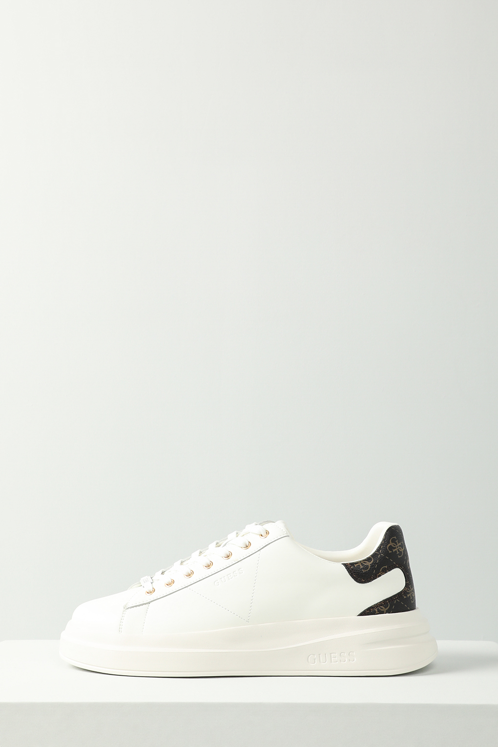 

Кеды мужские Guess FMPVIB LEA12 белые 42 EU, Белый, FMPVIB LEA12