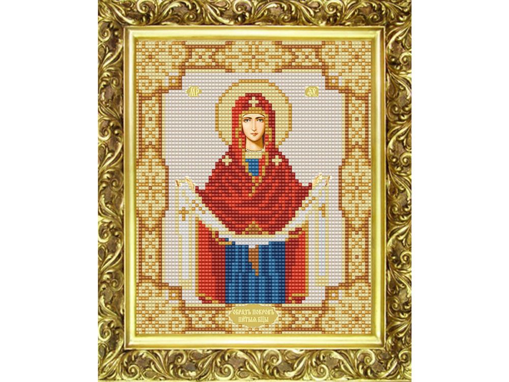 Рисунок на ткани Конёк Богородица Покрова 9123