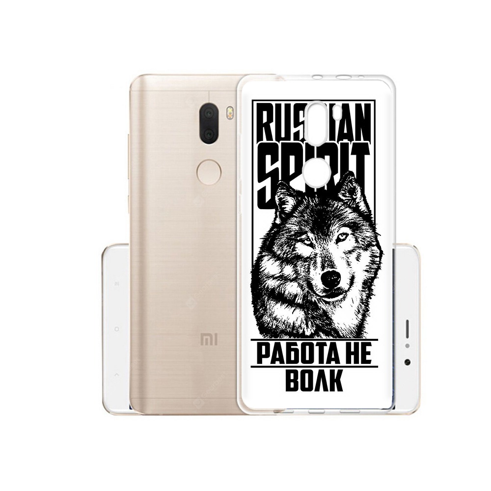 

Чехол MyPads Tocco для Xiaomi Mi 5S Plus работа не волк (PT48165.334.564), Прозрачный, Tocco