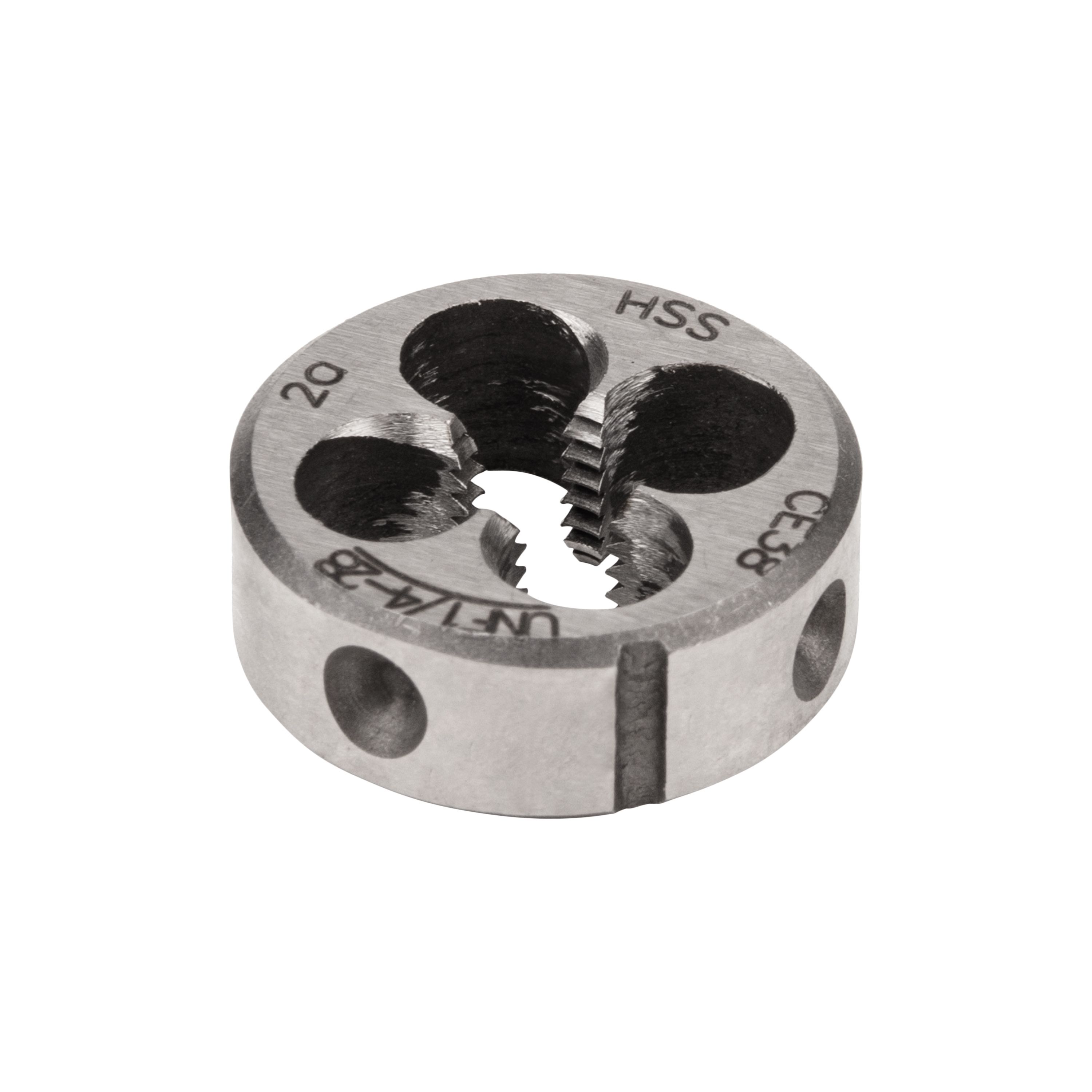 

Плашка UNF1/4х28 мм NORGAU Industrial дюймовая, угол 60°, по DIN223, HSS, RHT-270-097