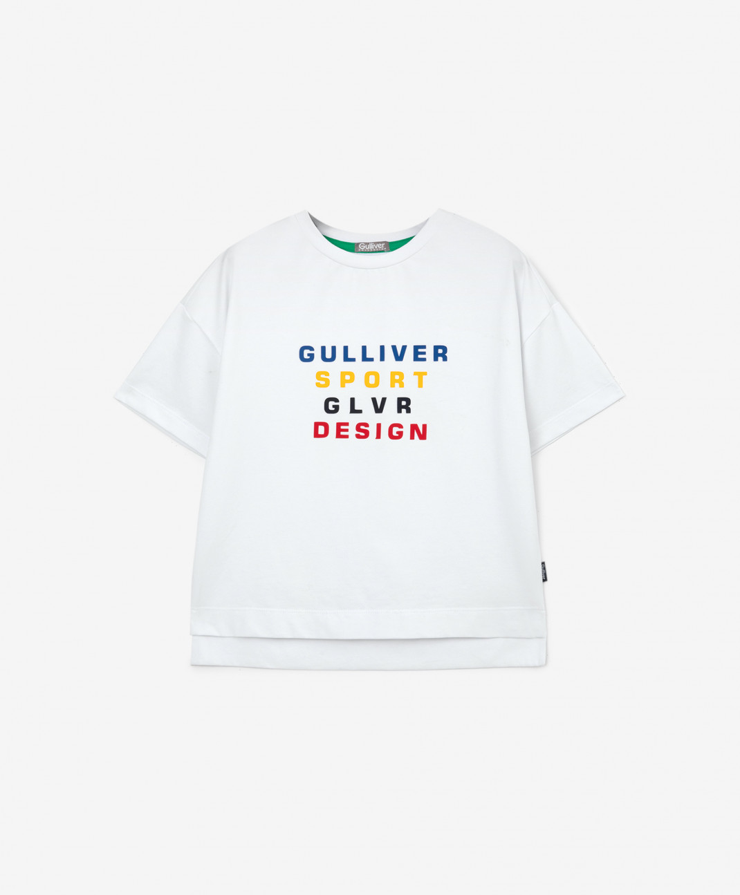 

Футболка детская Gulliver 12306BMC1207 белый, 134, 12306BMC1207