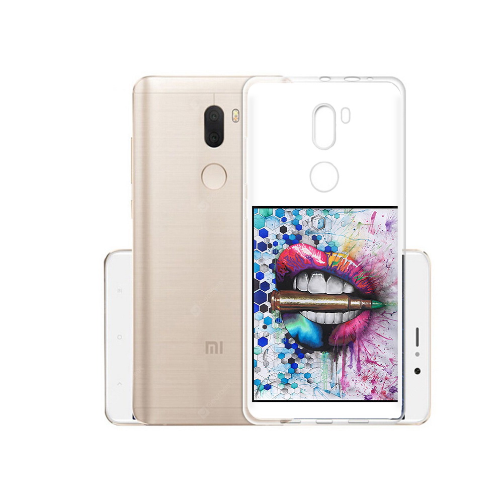 

Чехол MyPads Tocco для Xiaomi Mi 5S Plus разноцветные губы с пулей (PT48165.334.571), Прозрачный, Tocco