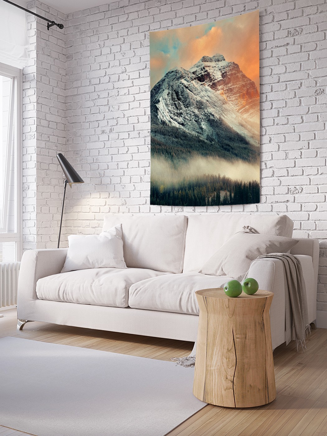 

Вертикальное фотопанно на стену JoyArty Горная иллюзия 150x200 см, Горная иллюзия