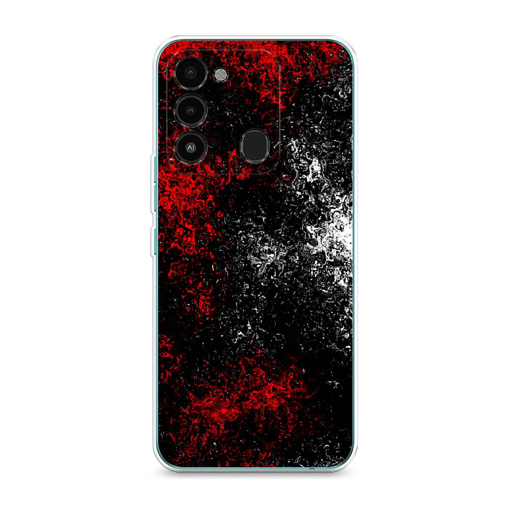 

Чехол для Tecno Spark Go 2022/8С/9 "Монотипия", Красный;черный;белый, 301250-3