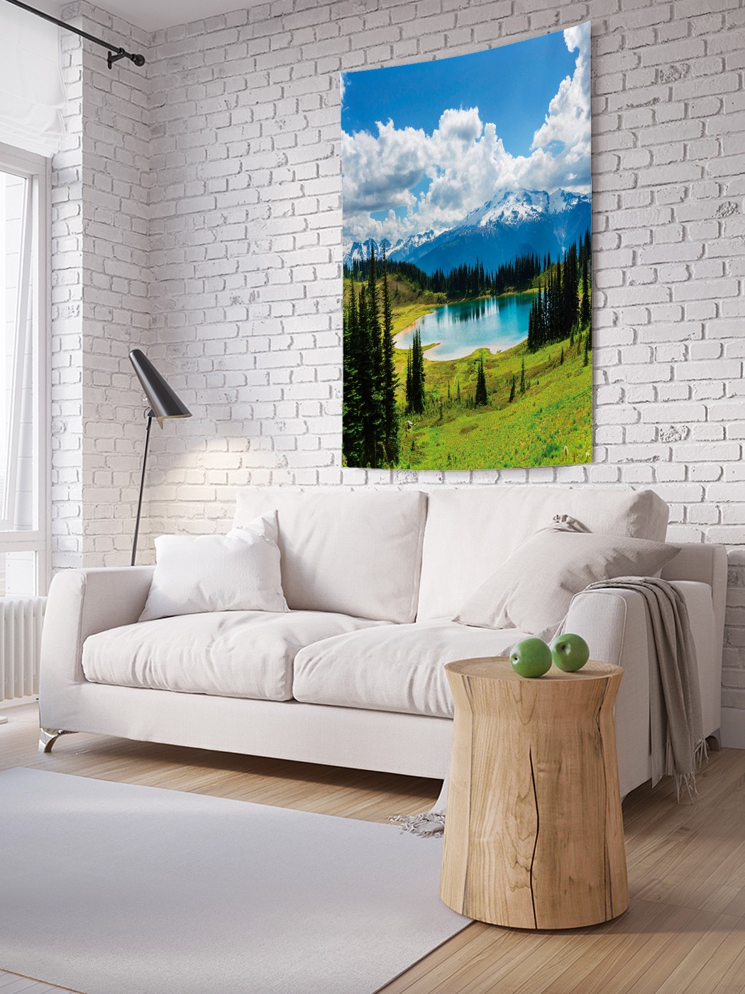 

Вертикальное фотопанно на стену JoyArty Облака опускаются 150x200 см, Облака опускаются