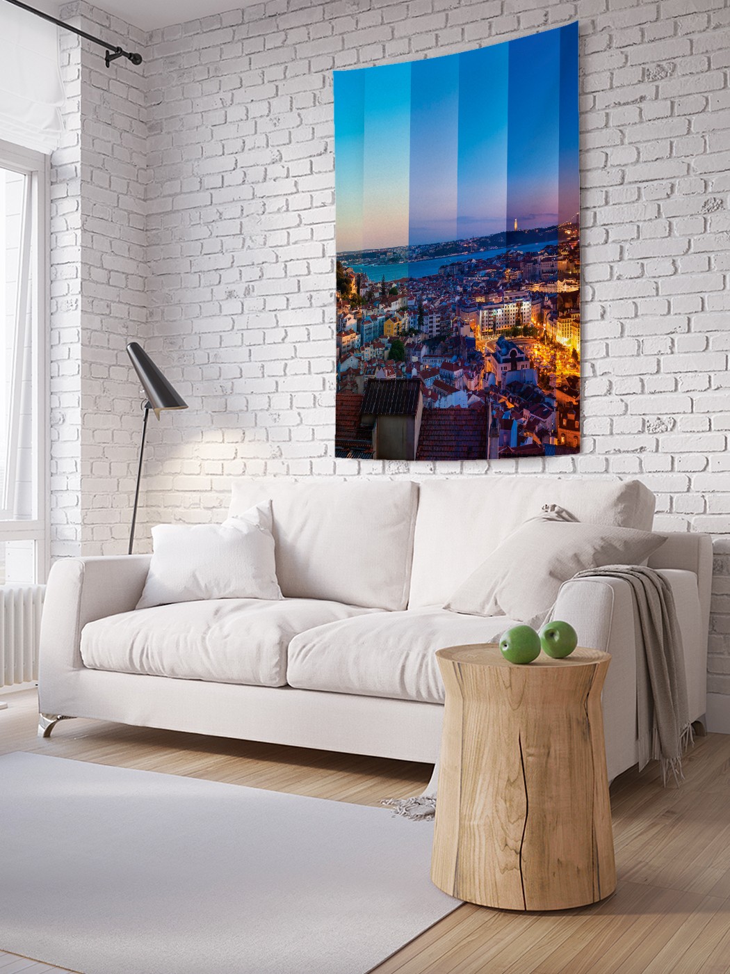 

Вертикальное фотопанно на стену JoyArty Смена дня и ночи 150x200 см, Смена дня и ночи