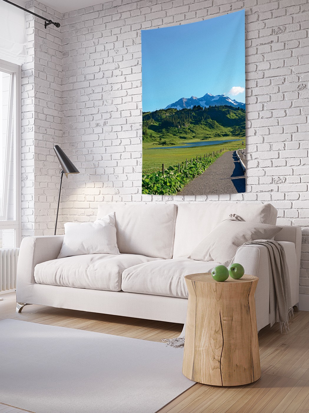 

Вертикальное фотопанно на стену JoyArty Горная трасса 150x200 см, Горная трасса