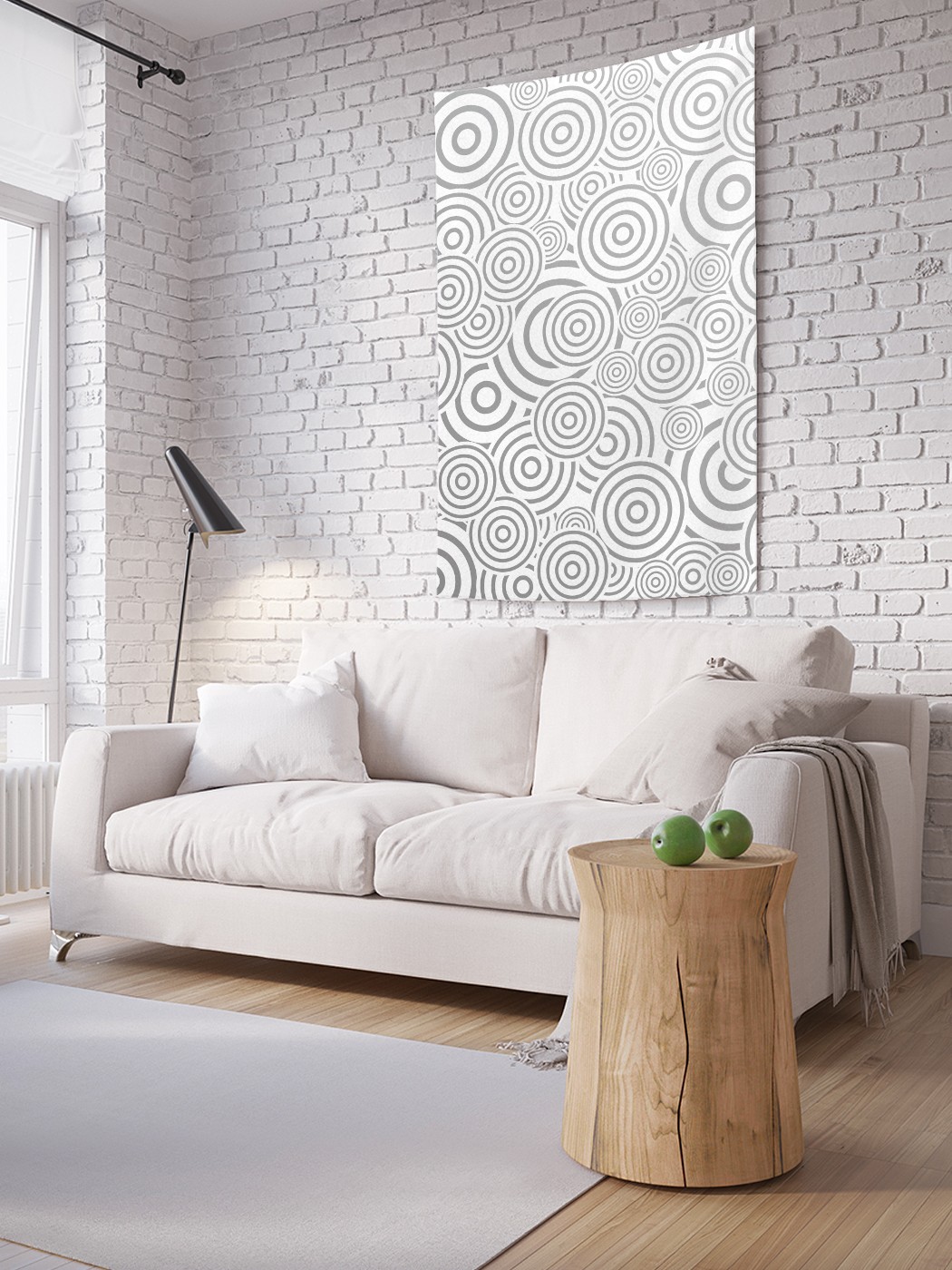 

Вертикальное фотопанно на стену JoyArty Игры с кругами 150x200 см, Игры с кругами