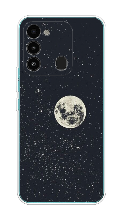 

Чехол на Tecno Spark Go 2022/8С/9 "Полнолуние", Красный, 301250-2