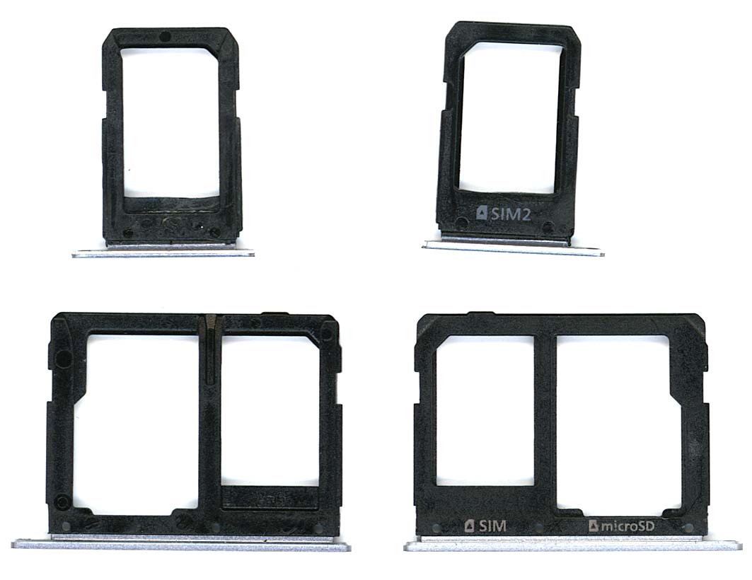 

Лоток SIM-карты для Samsung Galax A7 (A710F) -2 SIM черный, для Samsung Galax A7 (A710F) -2 SIM