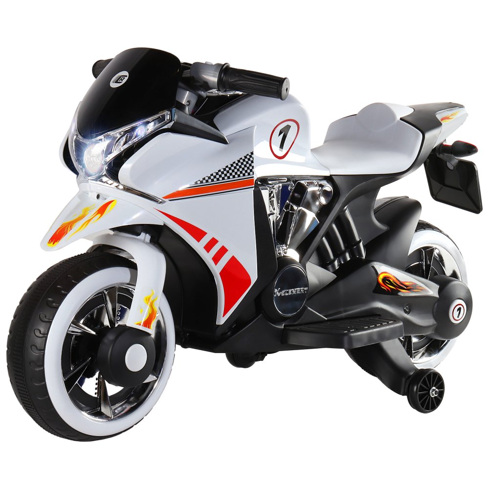 

Мотоцикл City-Ride двухколесный 2*6V4,5Ah, с функцией водяного пара. USB, MP3 CR002WT, CR002WT