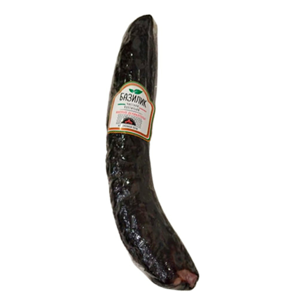 

Колбаса полукопченая Базилик Черный монах +-1 кг