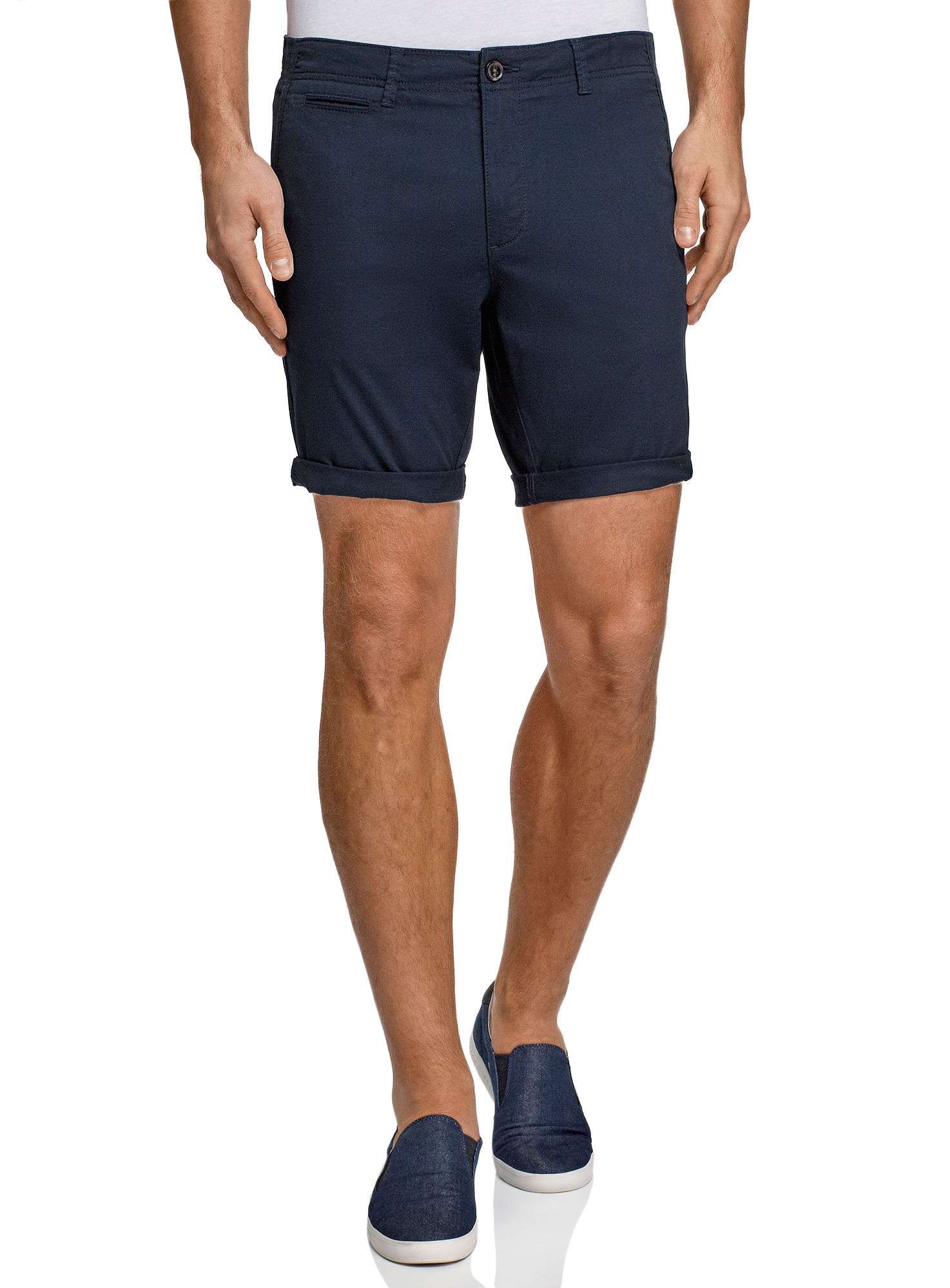 фото Шорты мужские oodji 2l710046m синие 48 eu