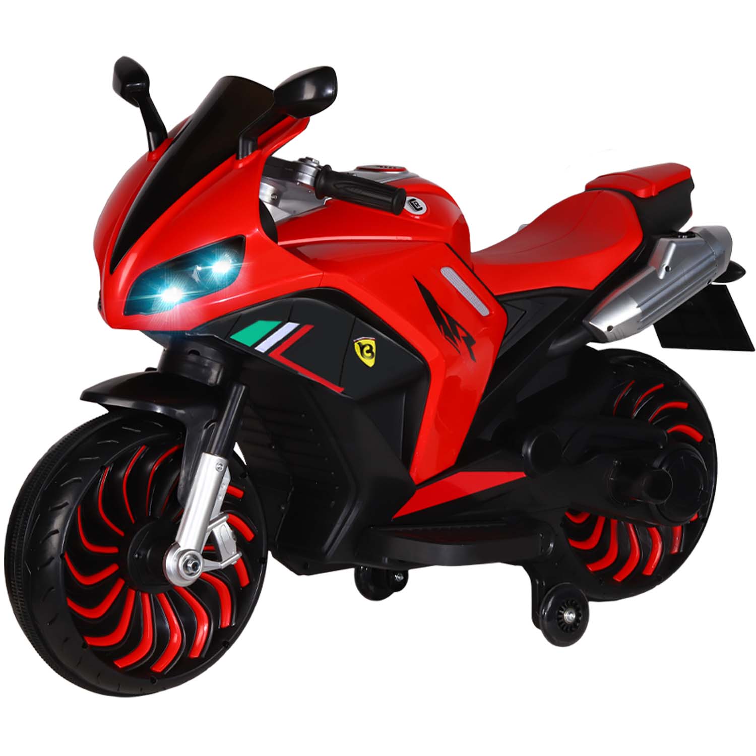 

Мотоцикл City-Ride двухколесный с функцией водяного пара, 12V7AH, 2*540W, MP3,USB, CR066RD, CR066RD