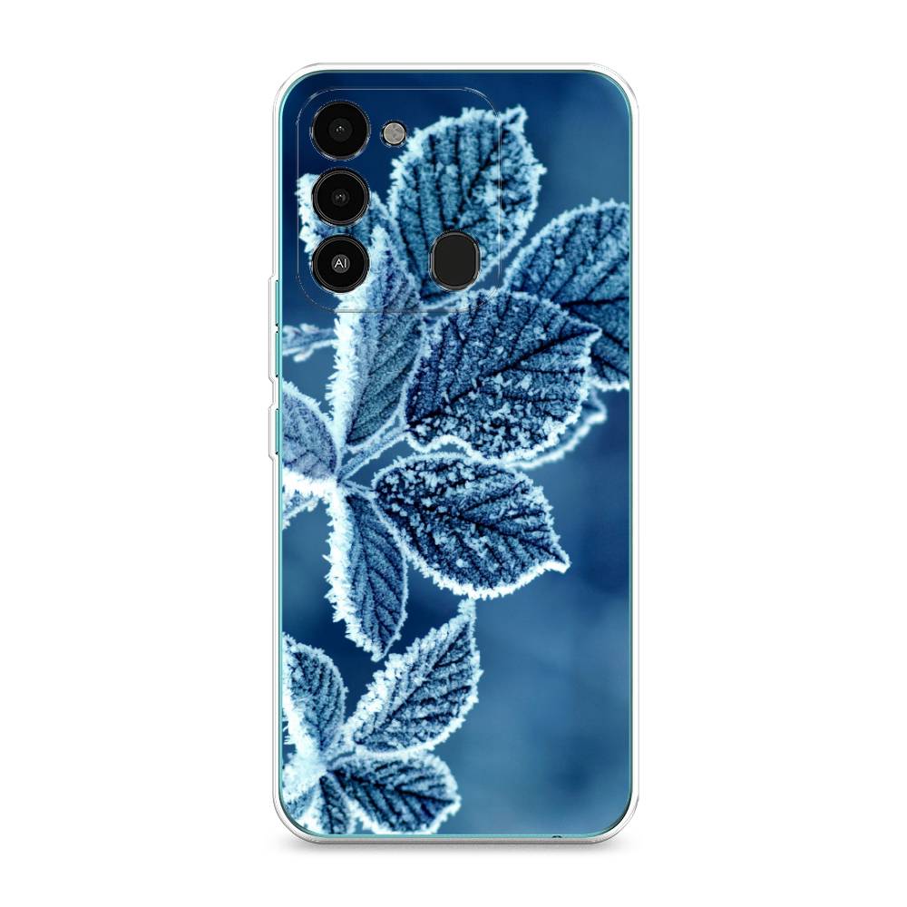 

Чехол для Tecno Spark Go 2022/8С/9 "Зима 6", Голубой;белый, 301250-2