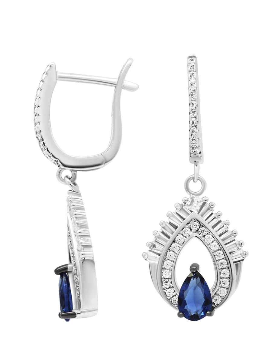 

Серьги из серебра VALTERA 105118, фианит, 105118
