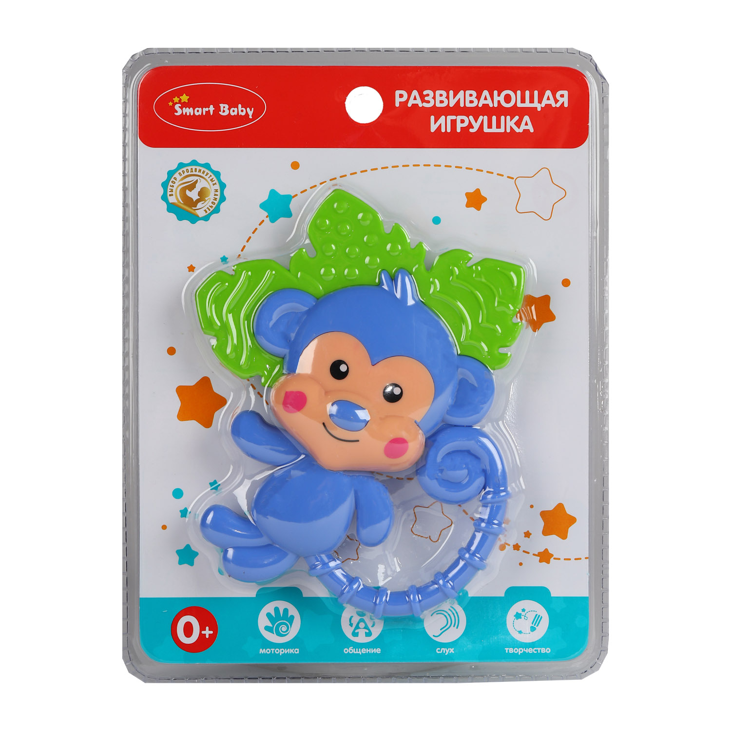 

Smart Baby Развивающая игрушка Обезьяна, на блистере 21,5х16,5х4 см JB0333385, JB0333385