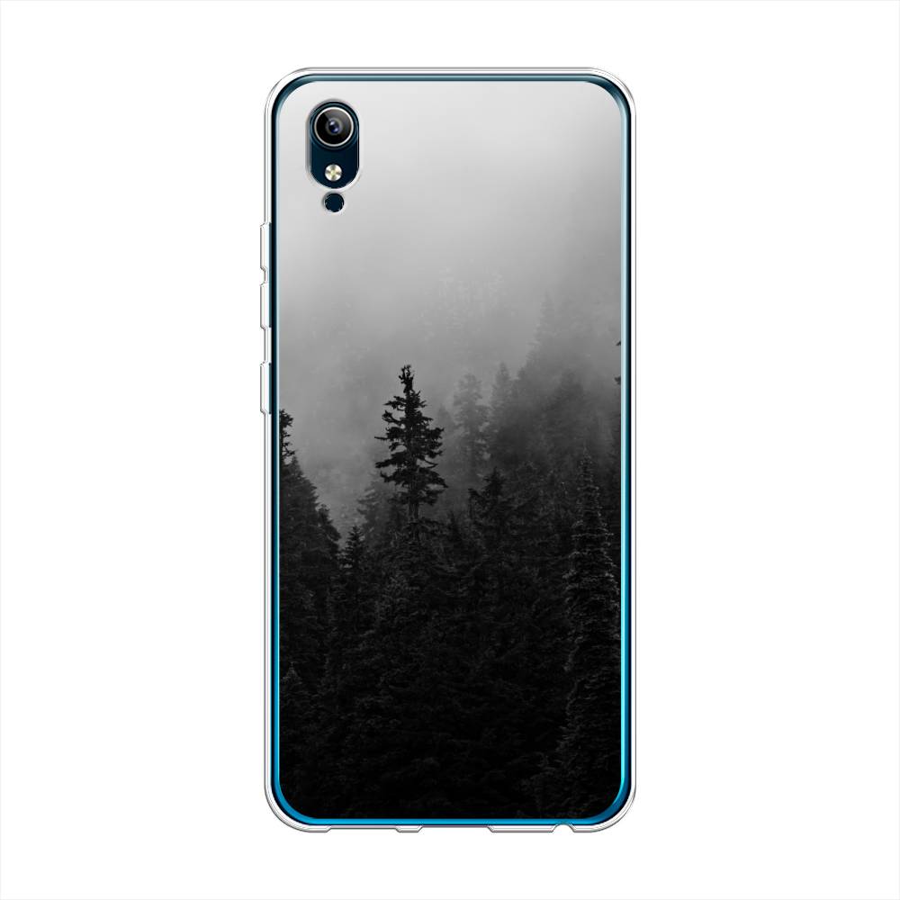 

Чехол для Vivo Y91c/Y1s "Туманный лес", Серый;черный, 262850-2