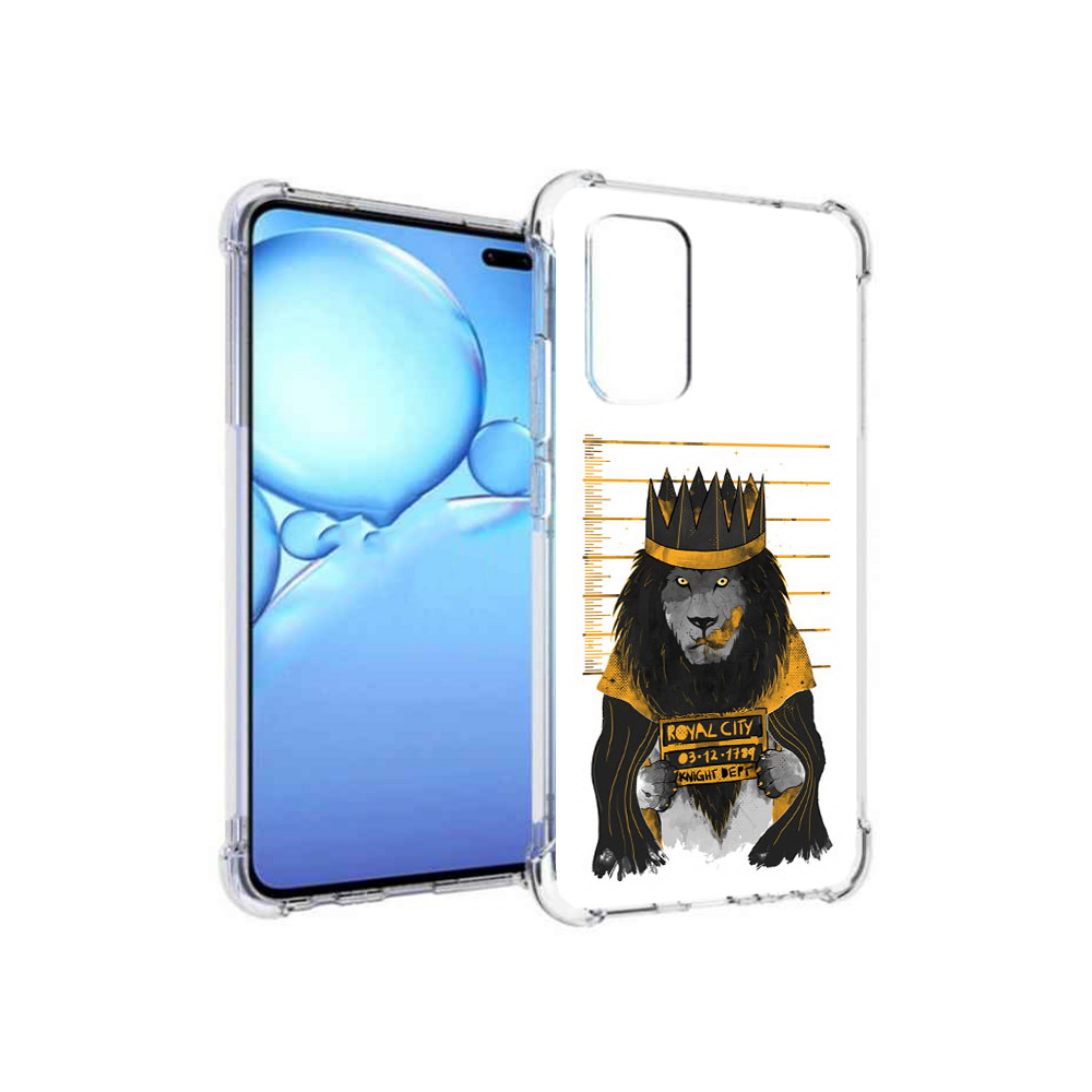 

Чехол MyPads Tocco для Vivo V19 лев в законе (PT147328.392.435), Прозрачный, Tocco