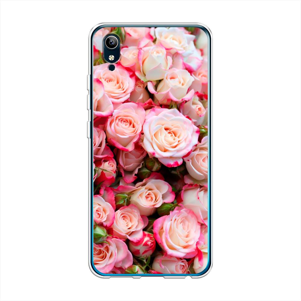 

Чехол для Vivo Y91c/Y1s "Много роз", Розовый, 262850-2