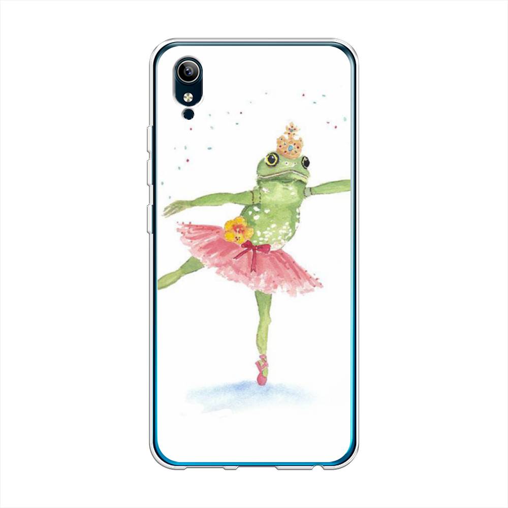 

Чехол для Vivo Y91c/Y1s "Лягушка-балерина", Зеленый, 262850-4