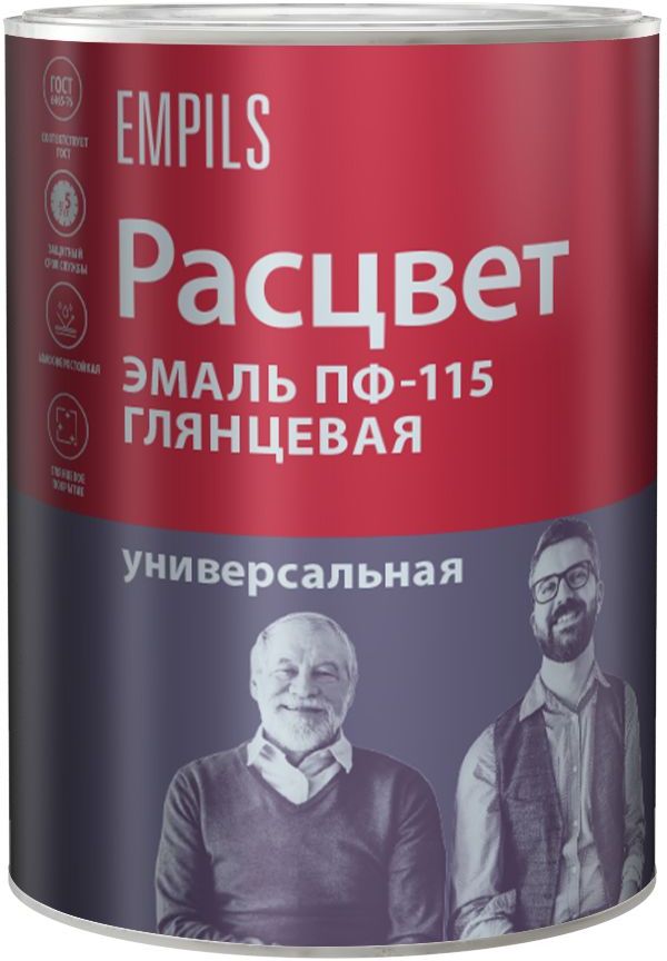 

Эмаль ПФ-115 синяя ТЗ РАСЦВЕТ 0,9 кг, Синий