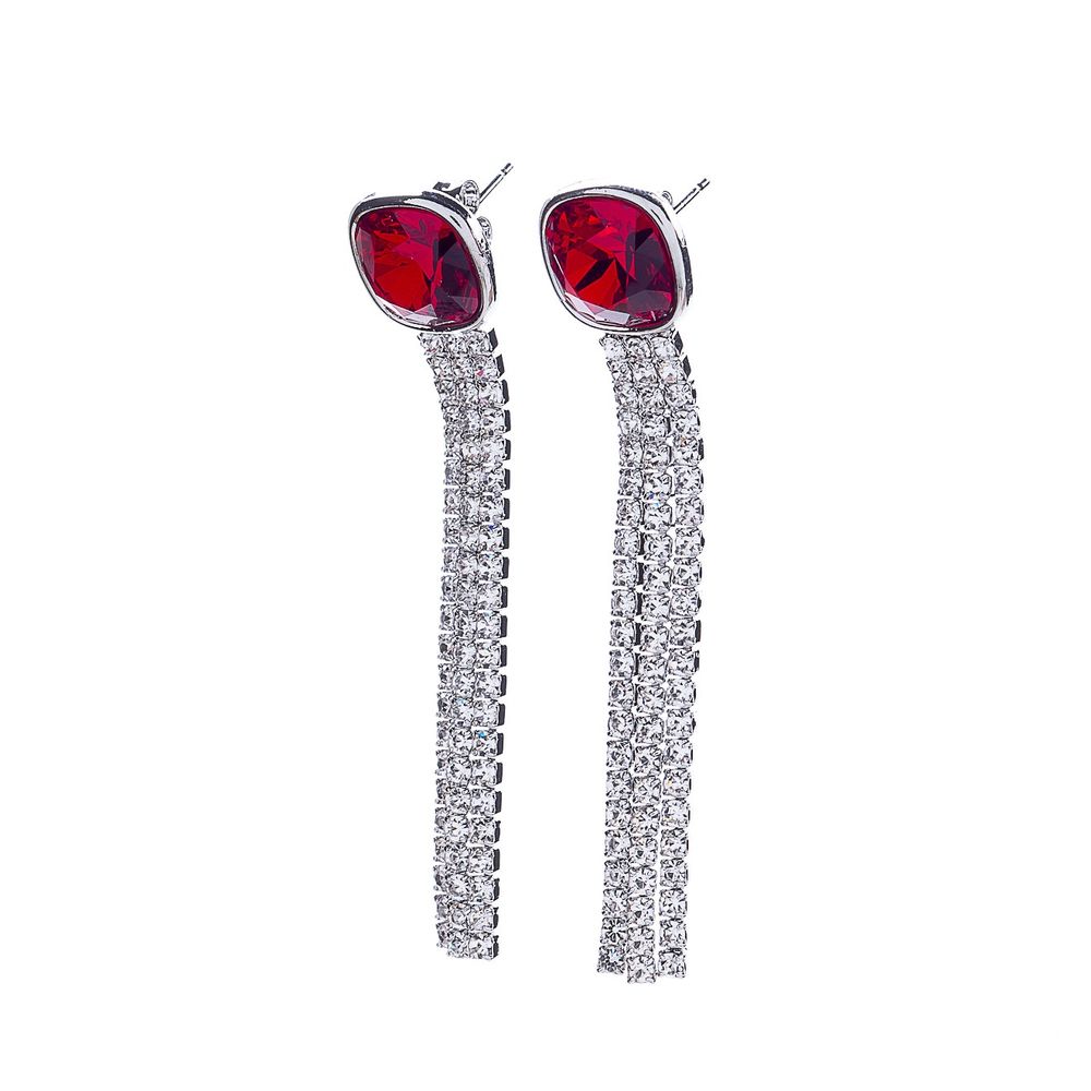

Серьги подвески из бижутерного сплава Moon Paris MR-22.03-0693, кристалл, MR-22.03-0693