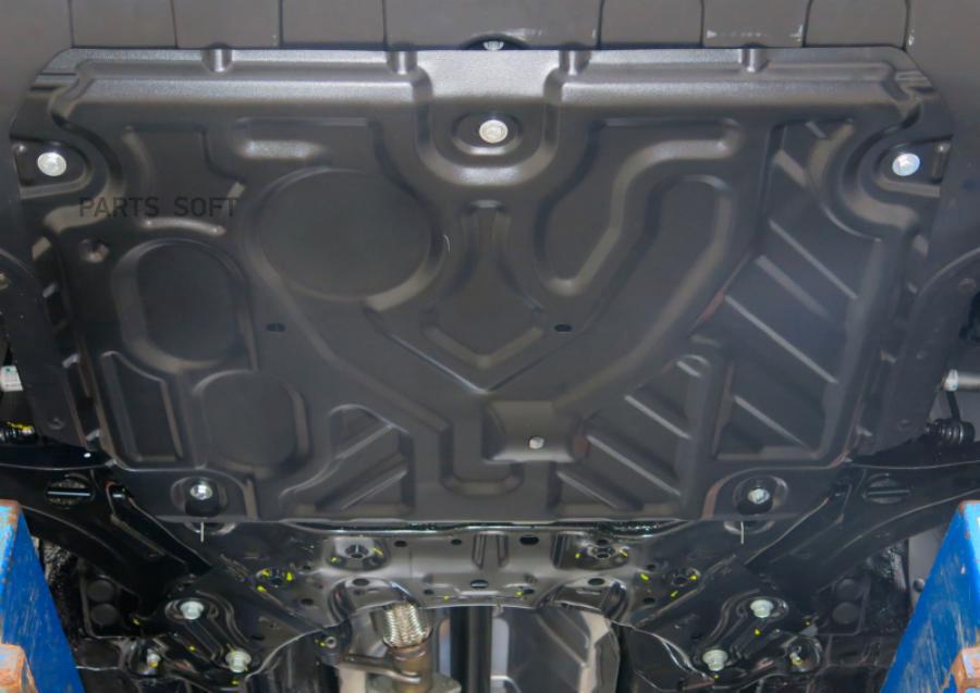 

Защита картера и КПП Hyundai Creta 2016-2021, V - 1.6, 2.0, сталь, с к-том крепежа