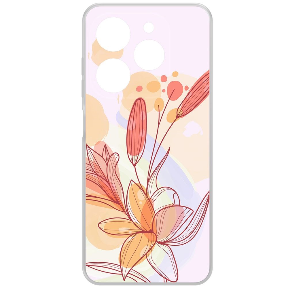 

Чехол-накладка Krutoff Clear Case Фантазия для TECNO Spark Go 2024, Прозрачный
