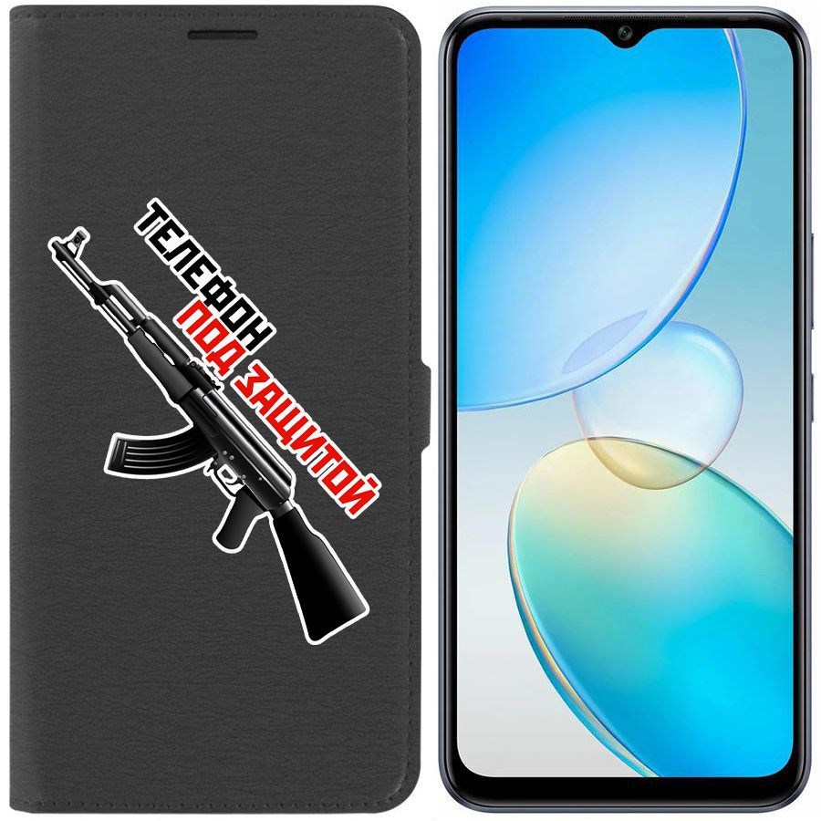 

Чехол-книжка Krutoff Eco Book для Infinix Hot 12 Pro Телефон под защитой (черный)