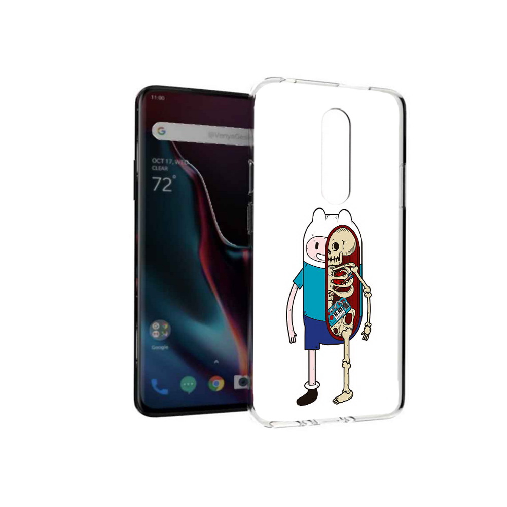 

Чехол MyPads Tocco для OnePlus 7 Pro Финн скелет (PT139735.130.187), Прозрачный, Tocco