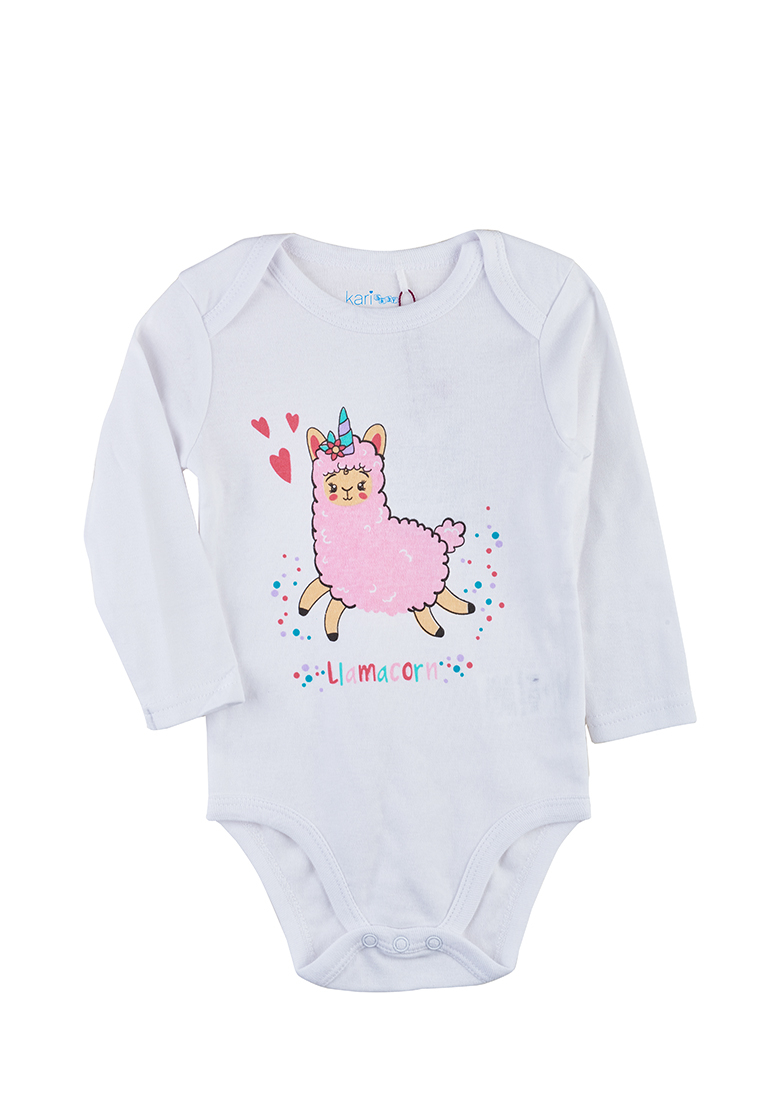 

Комплект одежды для новорожденных Kari baby SS20B04100501 белый/розовый р.68, SS20B04100501